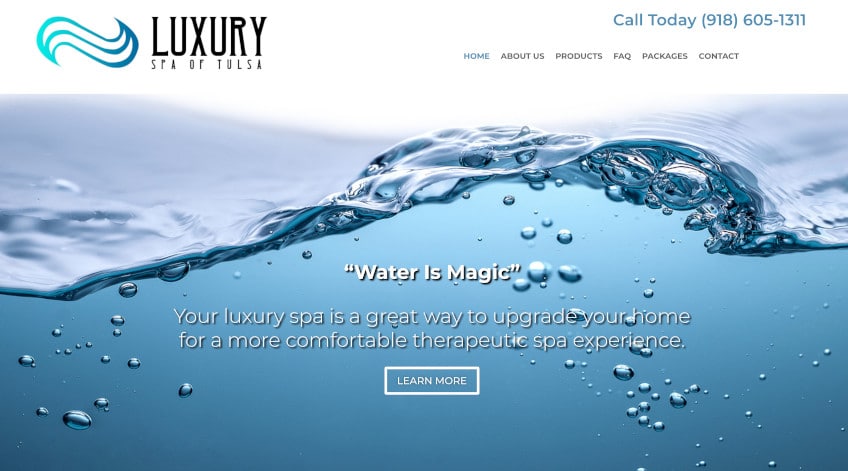 Luxury Spa Web Design